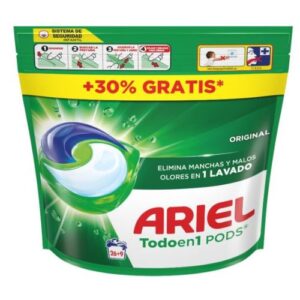 ariel pods original detergente 35 cápsulas