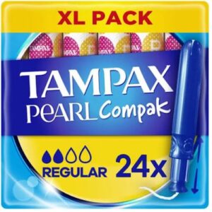 Tampax Pearl Compak Regular 24 unidades