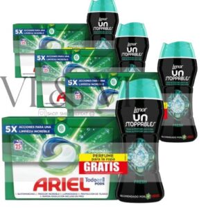 Ariel Pods Lenor pack