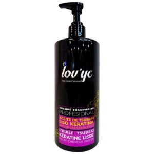champú profesional liso keratina lov'yc