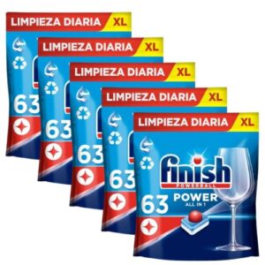 finish powerball all in 1 Pack 5 x 63 lavavajillas