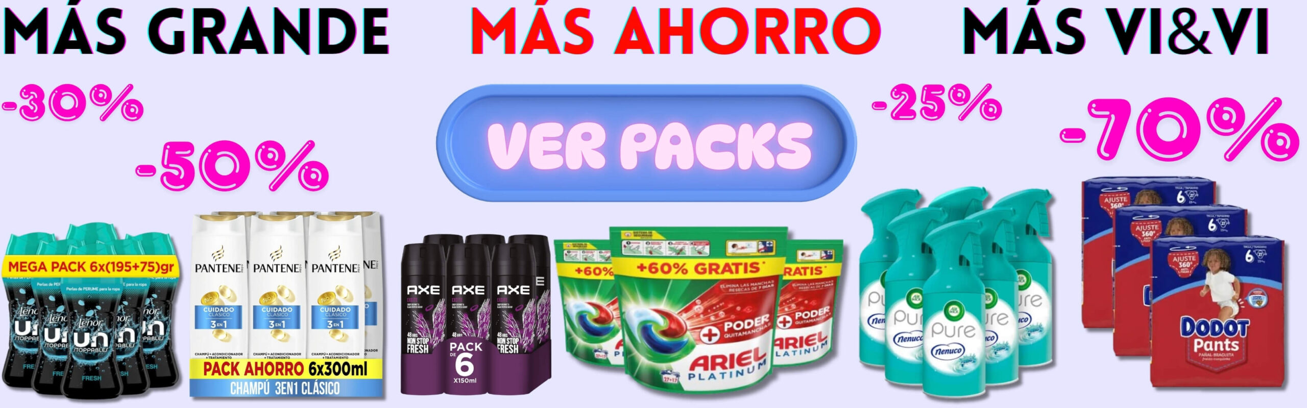 Packs Ahorro Marcas – Los mejores precios en formato grande