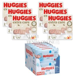Pack Huggies Talla 2 Recién Nacido