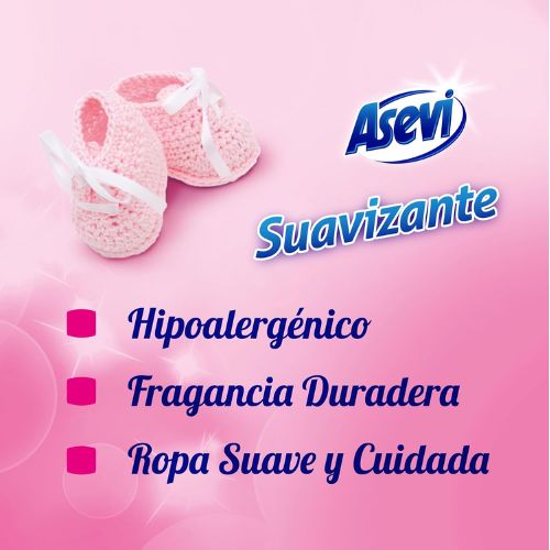 asevi talco rosa suavizante bebé información