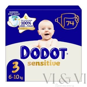 dodot sensitive talla 3 box 74