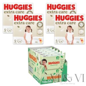 Huggies talla 5 con toallitas