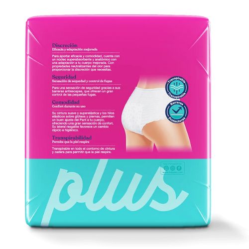 Indasec Discreet Pants Plus Medio 12 Unidades - Imagen 2