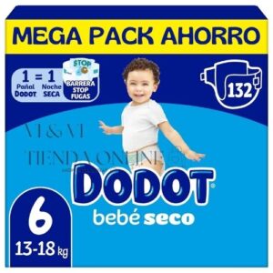 Dodot Pañales Talla 6 MEGA PACK AHORRO