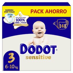 dodot pañales talla 3 sensitive talla 3 148 pañales