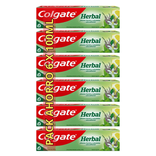 Colgate Herbal 100ml Pack Ahorro 6 Unidades