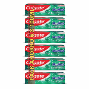 Colgate MaxFresh Clean Mint 100ml Pack Ahorro 6 Unidades