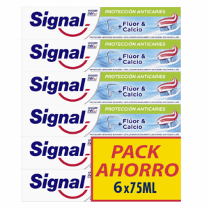 signal protección anticaries pasta de dientes pack 6 unidades