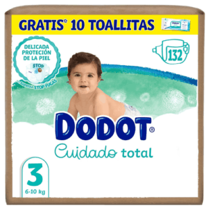 Dodot Cuidado Total Talla 3 132 Pañales