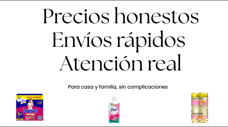 Precios honestos, envíos rápidos y atención real