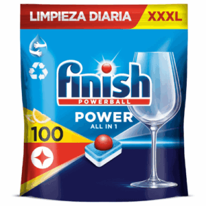 Finish powerball all in one 100 pastillas limon