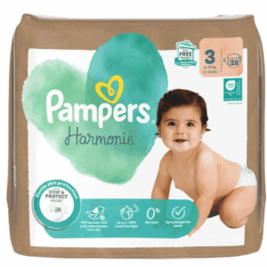 Pampers Harmonie Talla 3 (6-10 kg) Paquete de 28 Pañales