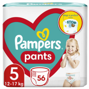 pampers pants talla 5 paquete de 56 pañales braguita