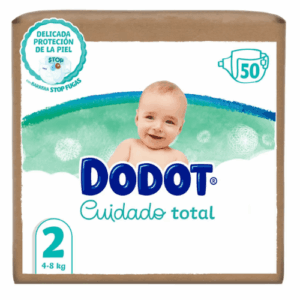 Dodot cuidado total talla 2 paquete de 50 pañales