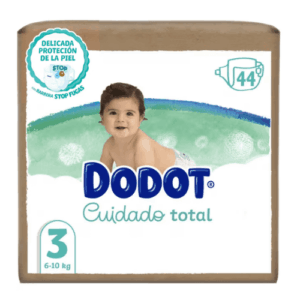 Dodot cuidado total talla 3 paquete de 44 pañales
