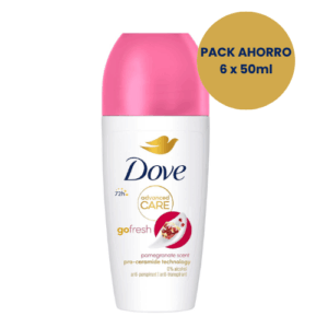 Dove Advanced Care Granada Desodorante Roll On Pack 6 x 50ml