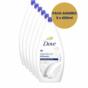 Dove Gel de Baño Original Pack 6 x 450 ml