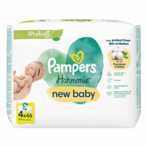 pampers harmonie new baby toallitas pack 4 x 46 toallitas