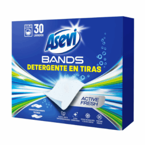 Asevi Detergente en Tiras Active Fresh 30 Lavados