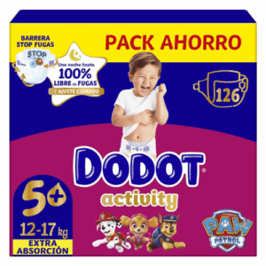 Dodot Activity Talla 5+ Extra Absorción Caja de 126 Pañales