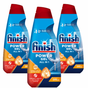 Finish Gel Antiolor Pack 3 x 1L Lavavajillas