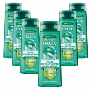 Garnier Fructis Aloe Hydra Bomb Champú Pack 6 x 250ml