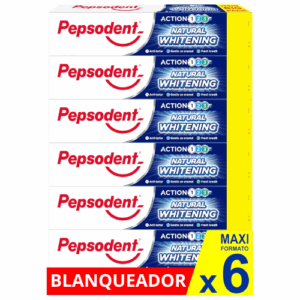 PEPSODENT natural whitening pasta de dientes pack 6 x 75ml