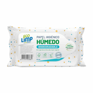 Papel Higiénico Húmedo Eco Limp Biodegradable 60 toallitas