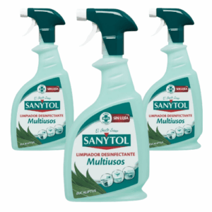 Sanytol Multiusos Desinfectante Eucaliptus Spray Pack 3 x 750ml