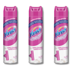 Vanish Espuma Alfombras y Tapicería Pack 3 x 600 ml