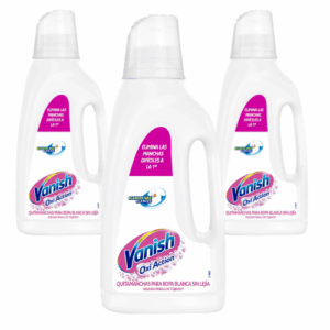 Vanish Oxi Action Gel Quitamanchas Ropa Blanca Pack 3 x 1,800ml