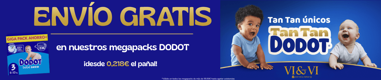 Megapacks Dodot con envío gratis