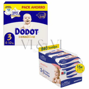 dodot sensitive talla 3 + Toallitas Dodot Sensitive