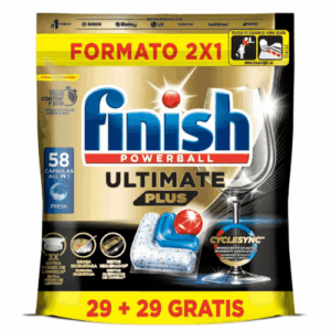 finish ultimate plus 58 cápsulas para lavavajillas