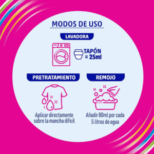 Asevi Quitamanchas Oxy Cómo usar