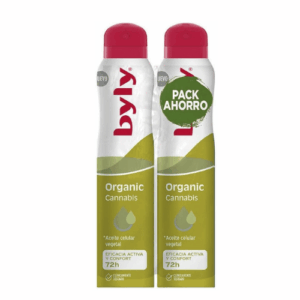 BYLY ORGANIC CANNABIS 72 h DEsodorante spray 2 X 200 ml