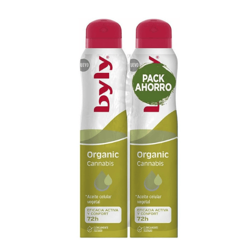BYLY ORGANIC CANNABIS 72 h DEsodorante spray 2 X 200 ml
