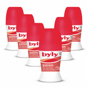 Byly Extrem Sin Perfume 72h Desodorante Roll On Pack 6 x 50ml