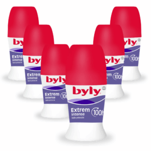 Byly Extreme Intense 100h Desodorante Roll On Pack 6 x 50ml
