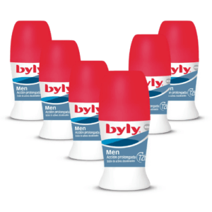 Byly Men 72h Desodorante Roll On Pack 6 x 50ml