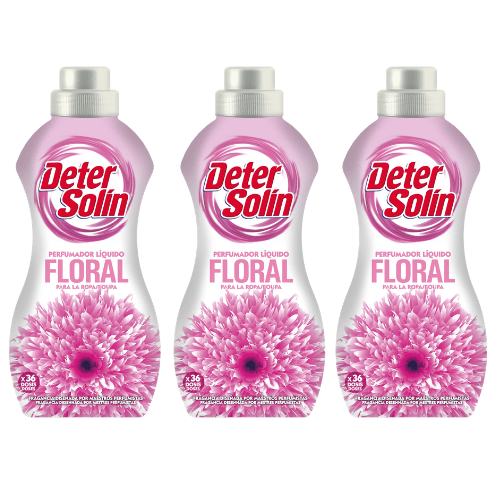 Detersolin Perfumador Líquido Floral Pack 3 x 720ml