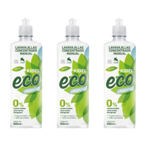 Kidel Eco Cleaning Lavavajillas Concentrado Manual Pack 3 x 500ml