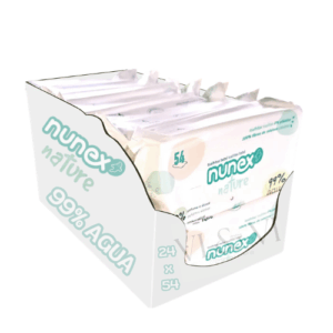 NUNEX NATURE 99% AGUA TOALLITAS PACK AHORRO 24 X 54