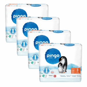 Pingo Pañales Ecológicos Talla 3 (4-9kg) Pack 4 x 44 pañales