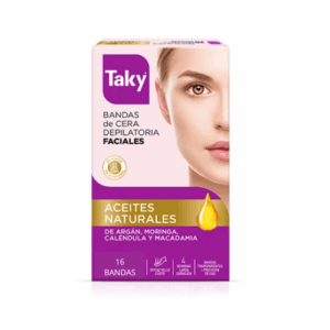 Taky BANDAS FACIALES ACEITES NATURALES 16 unidades