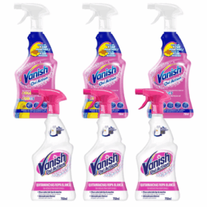 Vanish Quitamanchas Pack 3 Ropa Blanca + 3 Ropa Colores
